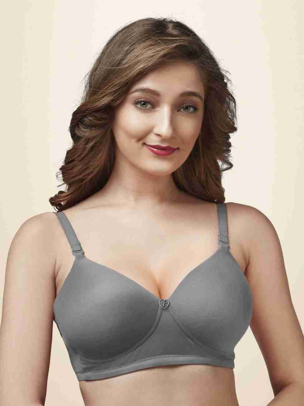 Buy Trylo Touche Woman Soft Padded Full Cup Bra - Cherry -Red Online