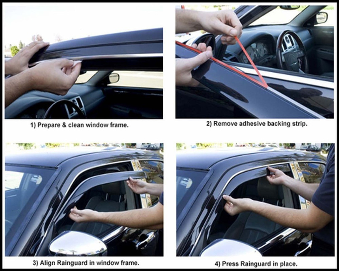 Chevrolet spark door shop visor