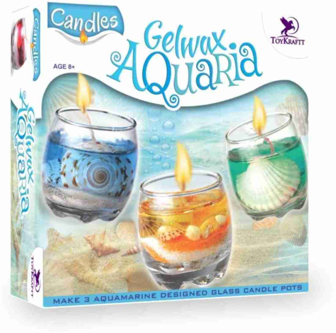 ToyKraft GelWax Candle Making Kit for Kids aged 8 and above, Art