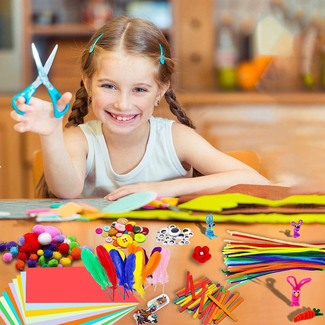 anjanaware Activity Kit All-In-One DIY Craft Set for Kids from 5