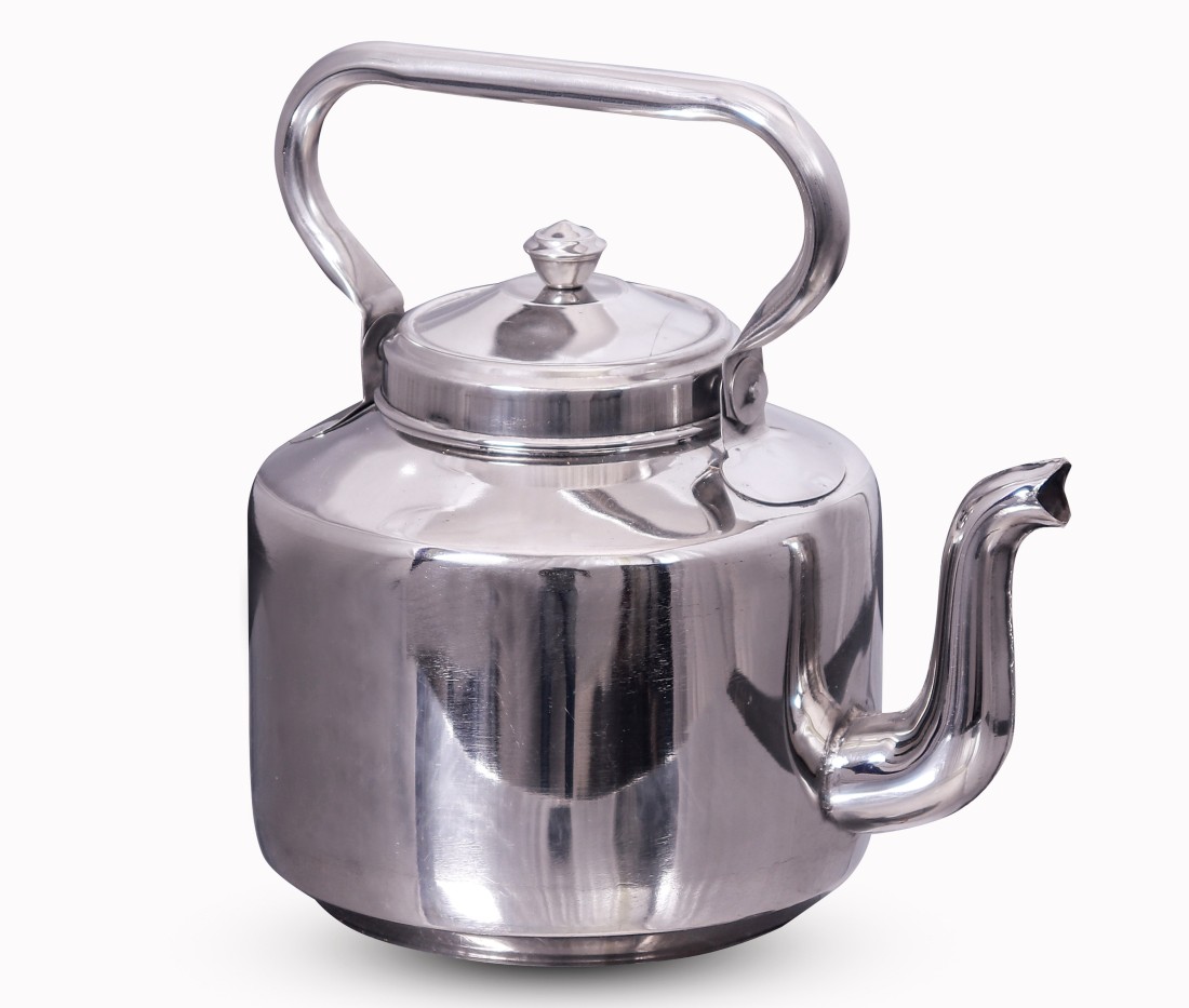  HAZEL Aluminium Indian Traditional Kettle Tea Coffee Pot Chai  Maker With Handle, 22 cm, 4000 ML