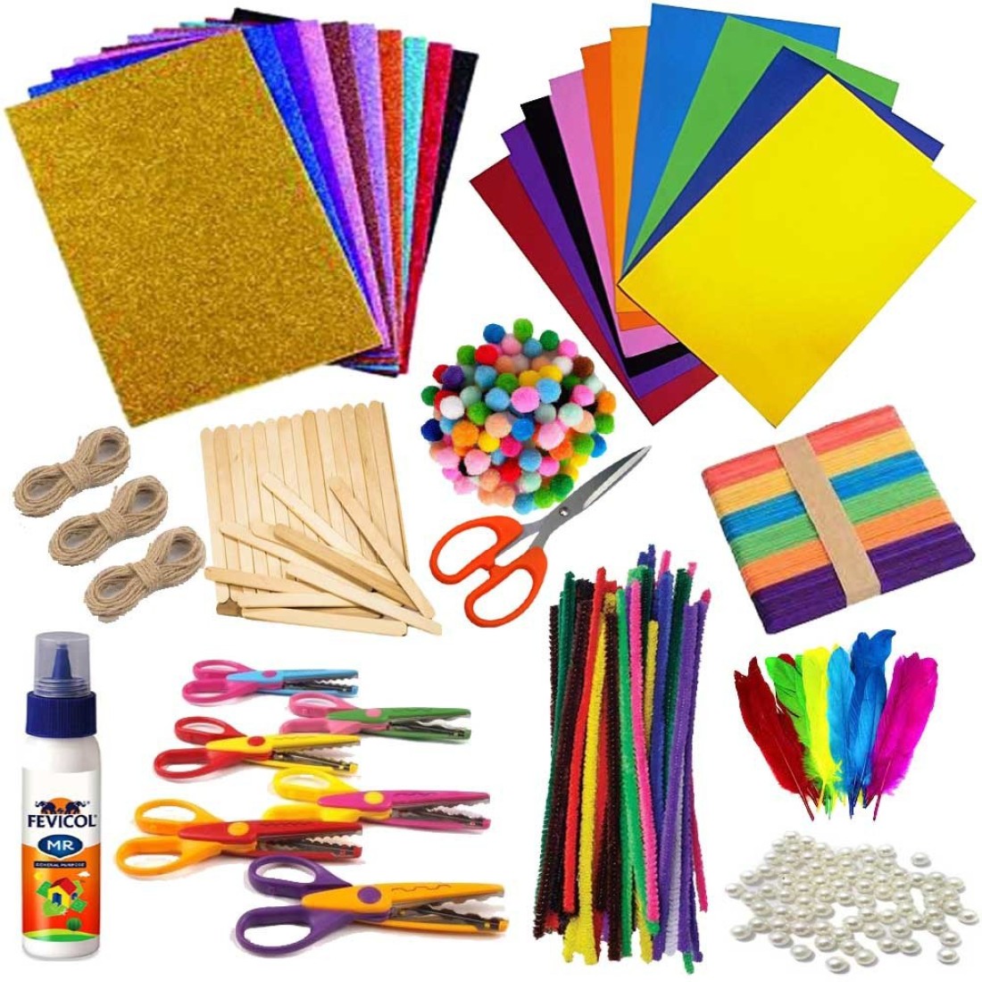 anjanaware DIY Art and Craft Materials Kit Hobby Art And Craft