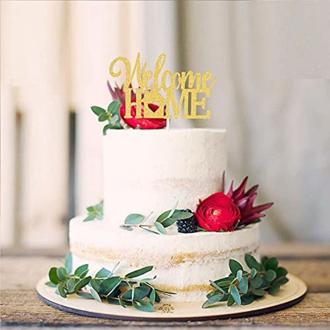 Home Sweet Home Cake Topper, New Home, Welcome Home Sign Cake Decor, House  Warming Party Decorations Supplies, Gold Glitter : Buy Online at Best Price  in KSA - Souq is now Amazon.sa: