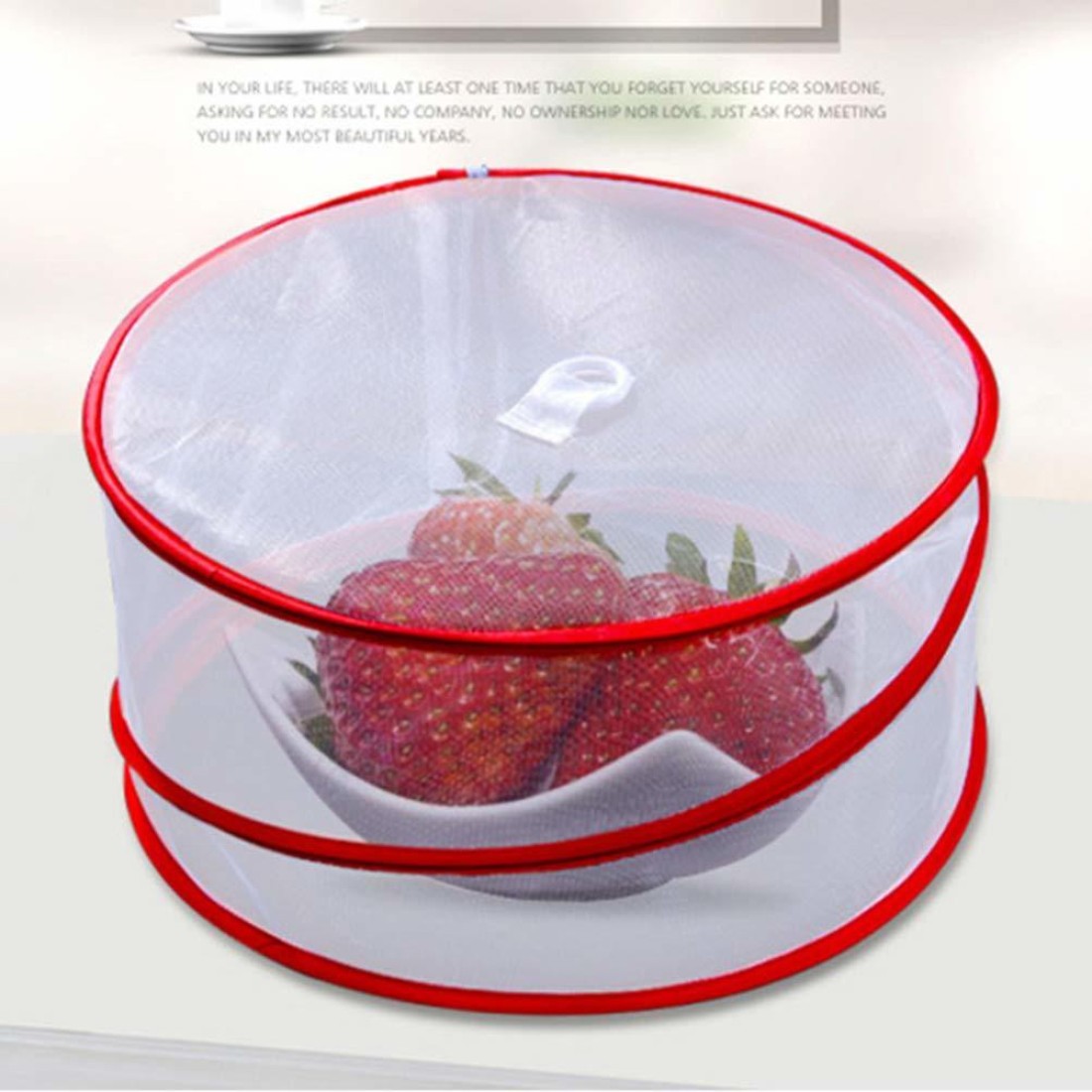 4pcs Food Covers,17 Inch Mesh Pop Up Food Cover For Keeping Out  Flies,bugs,mosquitos,reusable And Collapsible