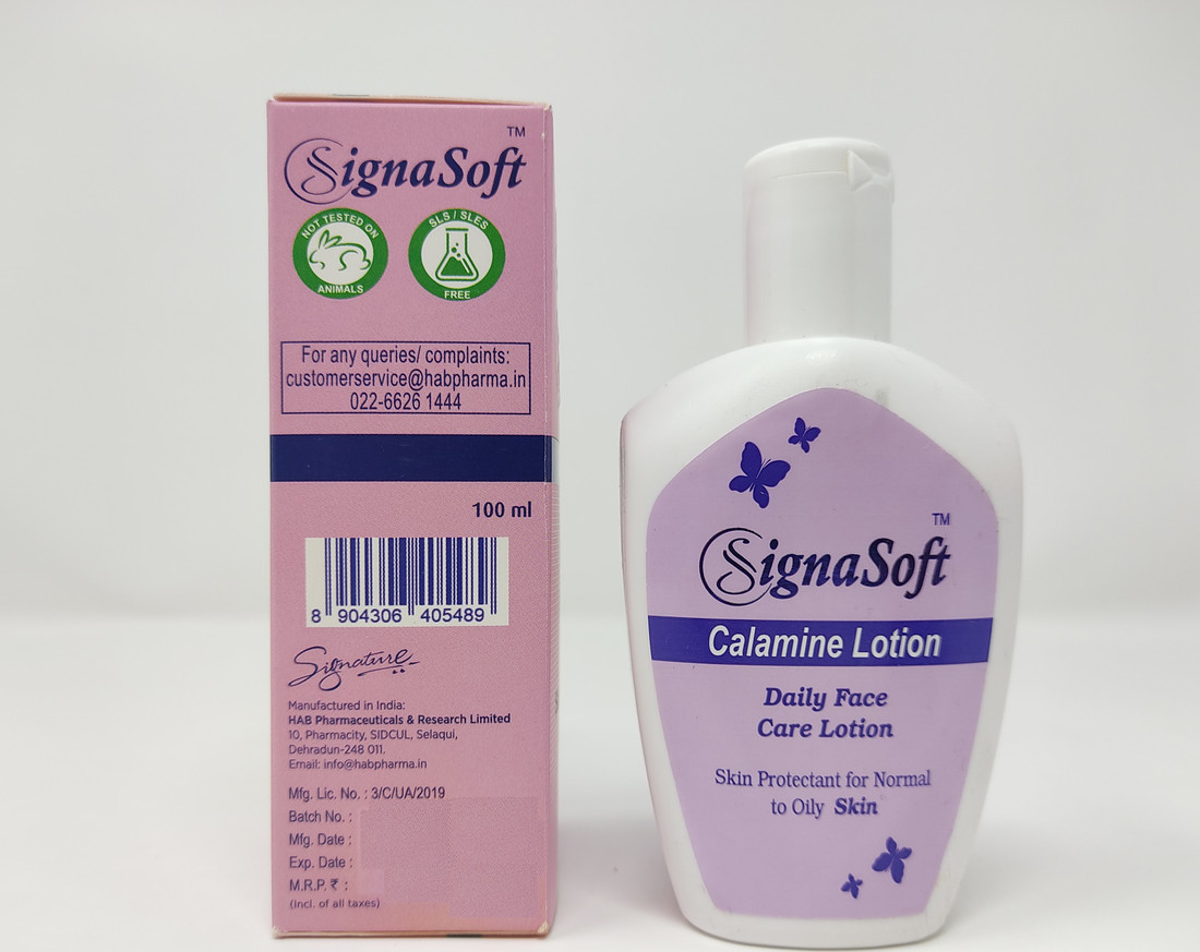 SIGNATURE Signa Soft calamine Lotion Daily Face care for Normal to