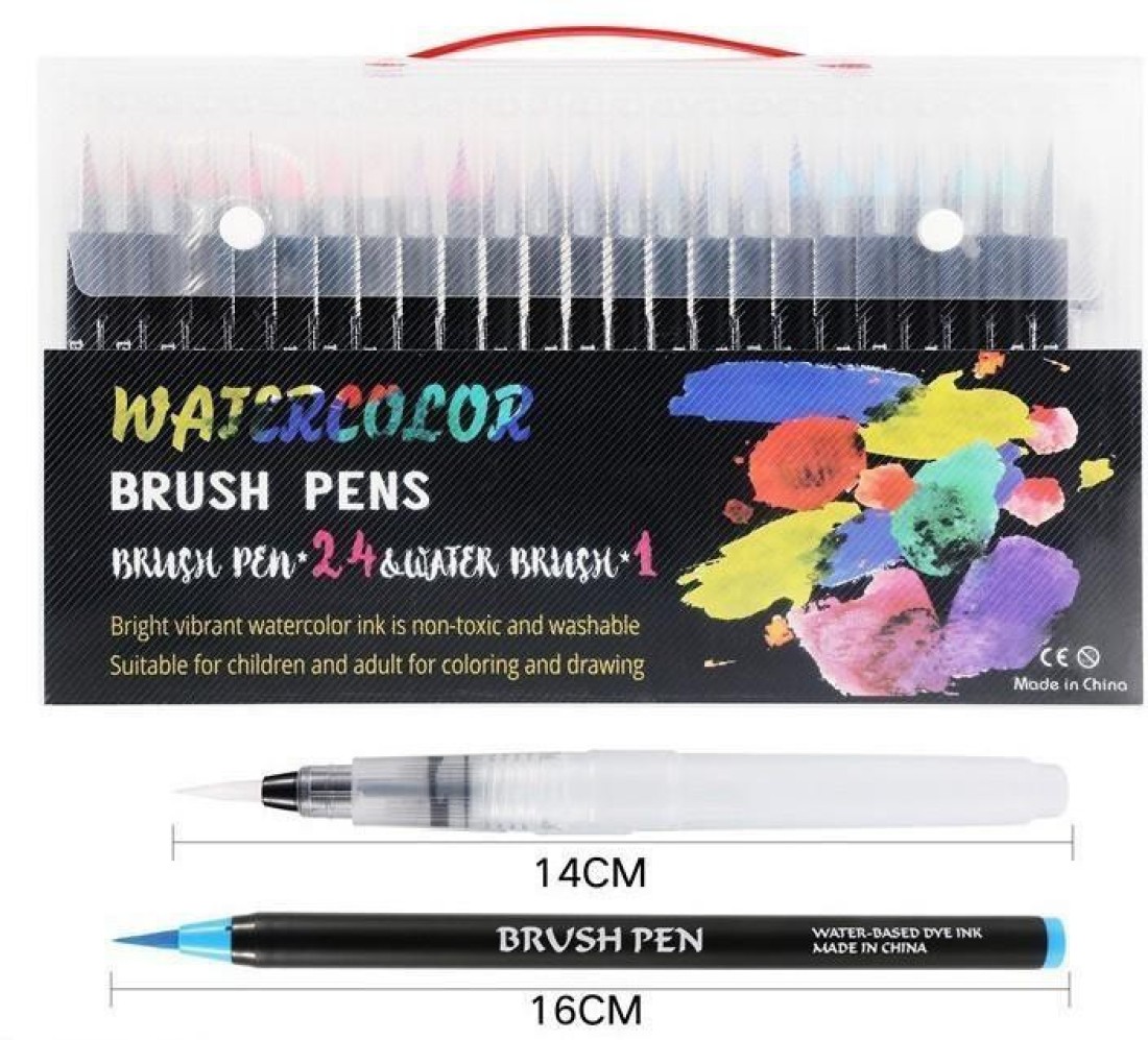 80/120 Colors Dual Brush Pen Colored Art Sketching Markers Drawing with Two- Sided Tips,Bright and Vivid Colors Watercolor Pen