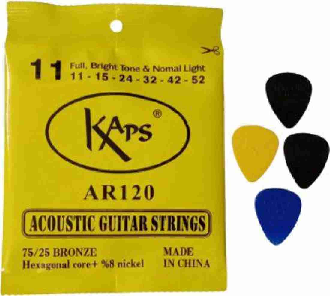 kaps Acoustic With 4 Picks Guitar String Price in India Buy kaps