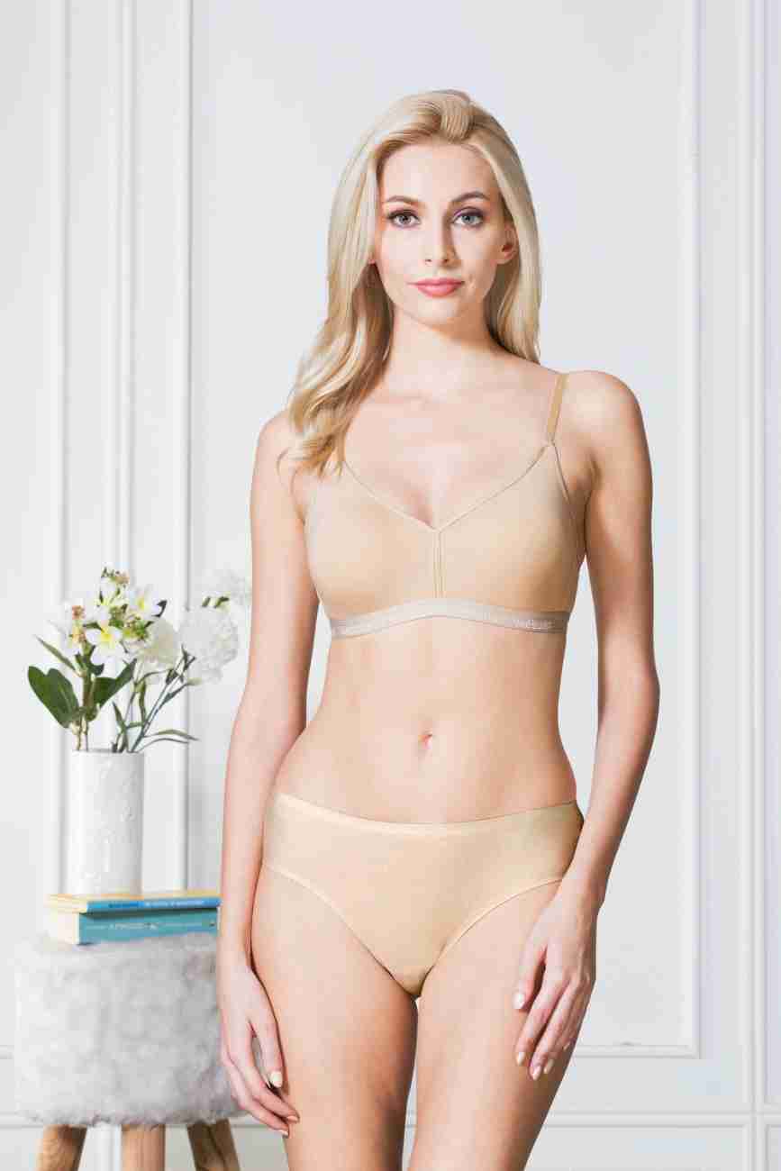 Buy Van Heusen Women Full Coverage & Wireless Bra - Candied Ginger online