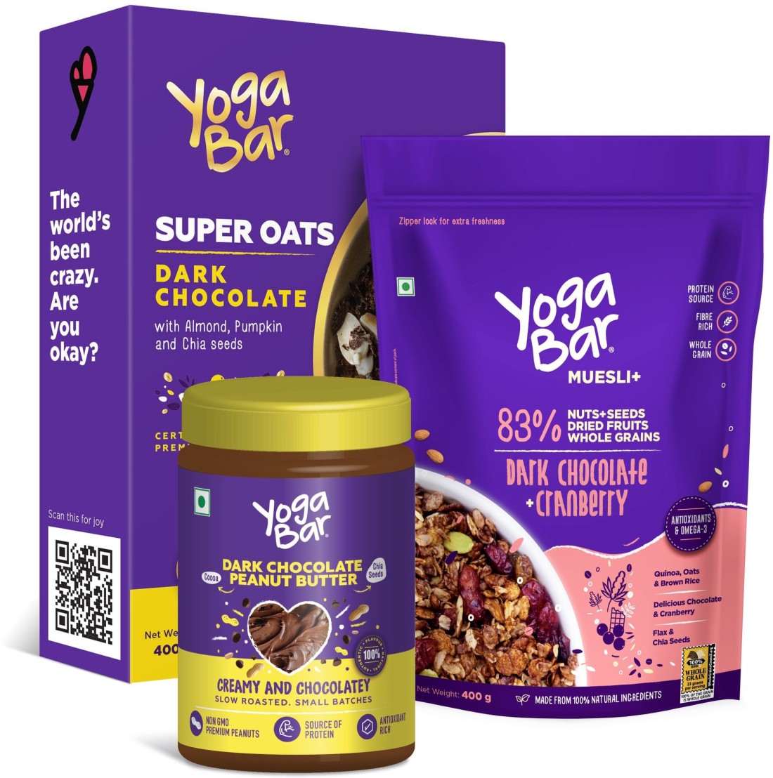 Yogabar Dark Chocolate Oats Box Price in India - Buy Yogabar Dark