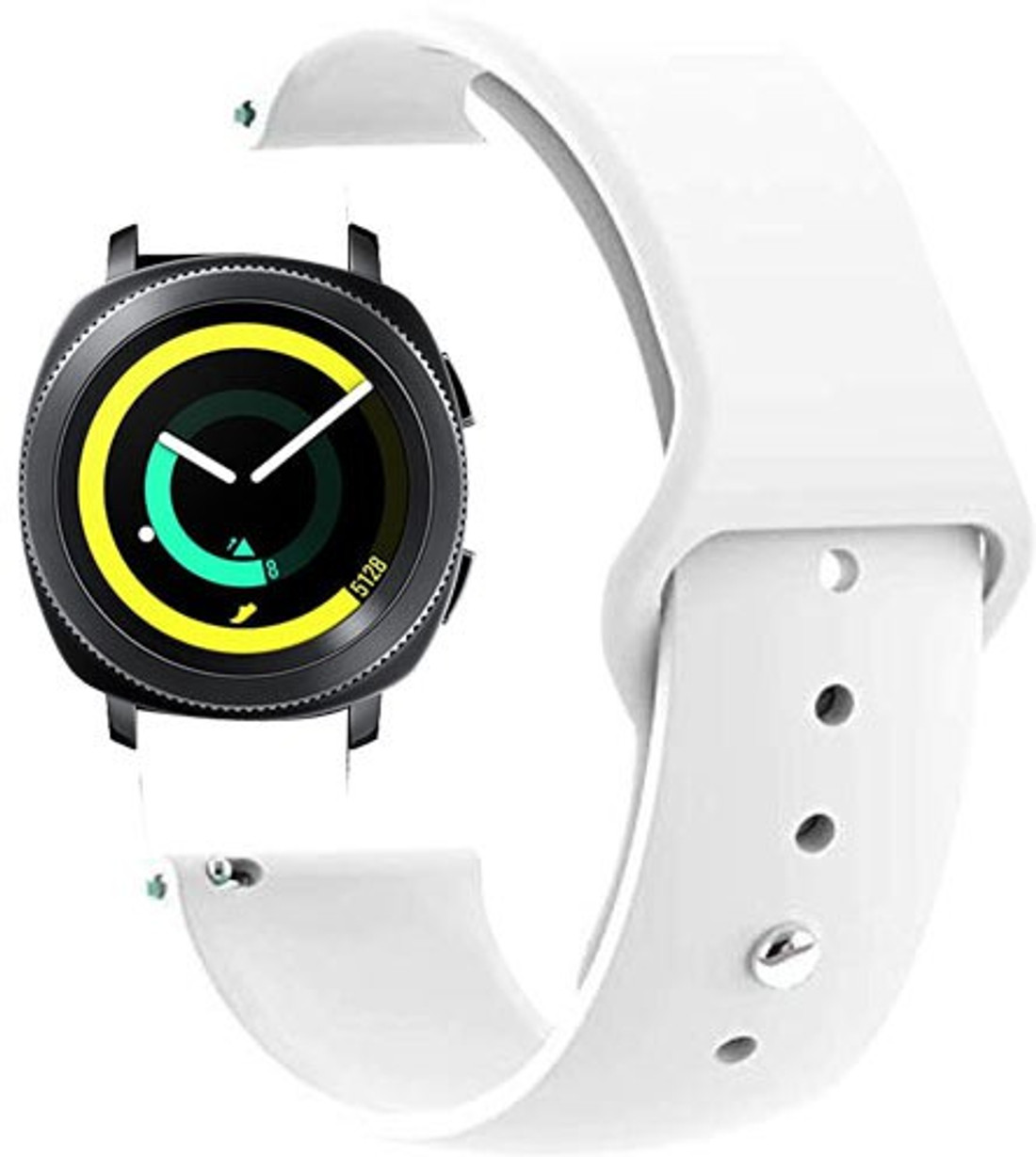 Appysun port SM R600 White Strap Smart Watch Strap Price in India