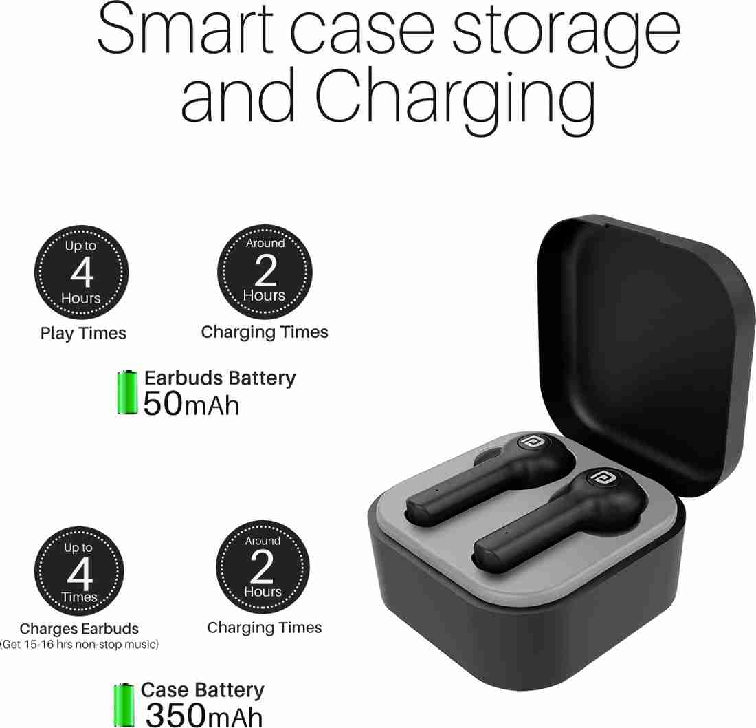 Portronics harmonics twins 22 shop smart tws earpods bluetooth headset
