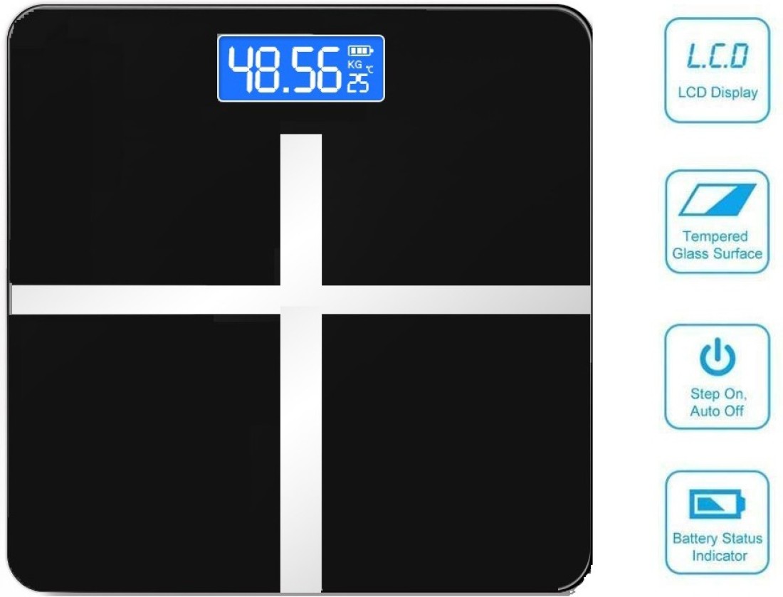 BalanceFrom Digital Body Weight Bathroom Scale with Step-On