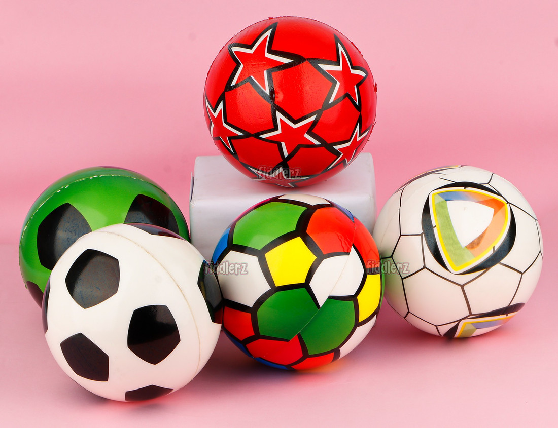 zest 4 toyz Football Soccer Toy Ball Soft Foam Baby Ball Educational Light Weight for Kids Boys Girl Multicolor Football Soccer Toy Ball Soft Foam Baby Ball Educational Light Weight