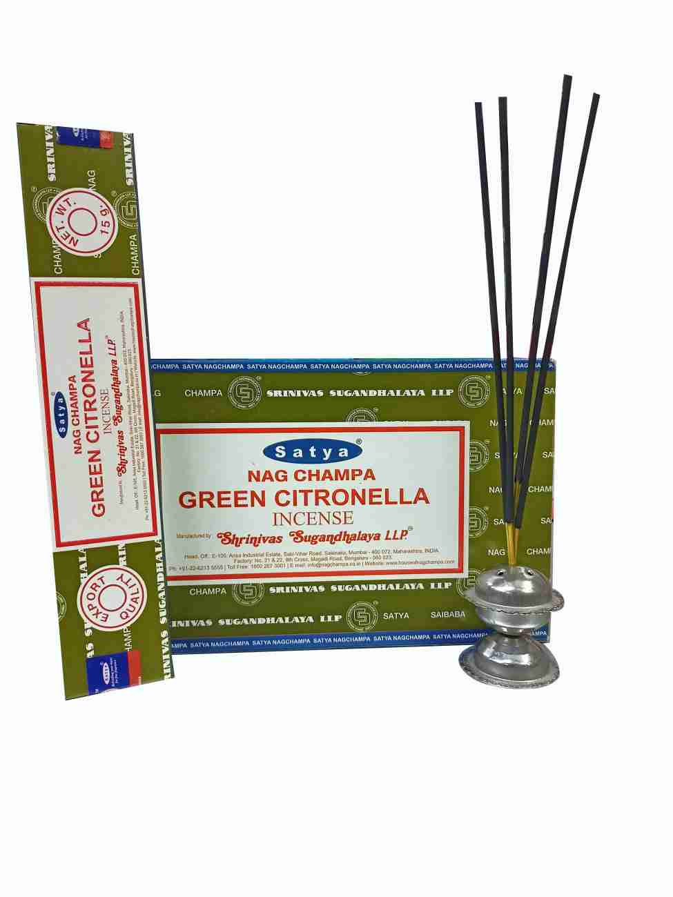 Quickcollection Satya Nag Champa Green Citronella Incense Stick Masala  Agarbati Long Lasting Fragrance Pack of 12 Price in India - Buy  Quickcollection Satya Nag Champa Green Citronella Incense Stick Masala  Agarbati Long