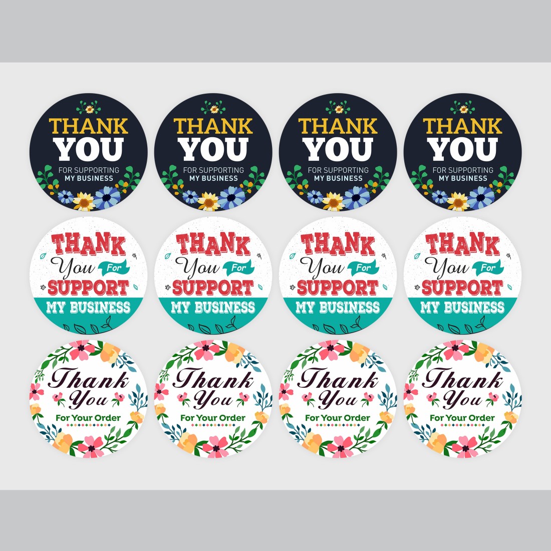CLICKEDIN 3.81 cm Thank you stickers Self Adhesive Sticker Price in India - Buy  CLICKEDIN 3.81 cm Thank you stickers Self Adhesive Sticker online at