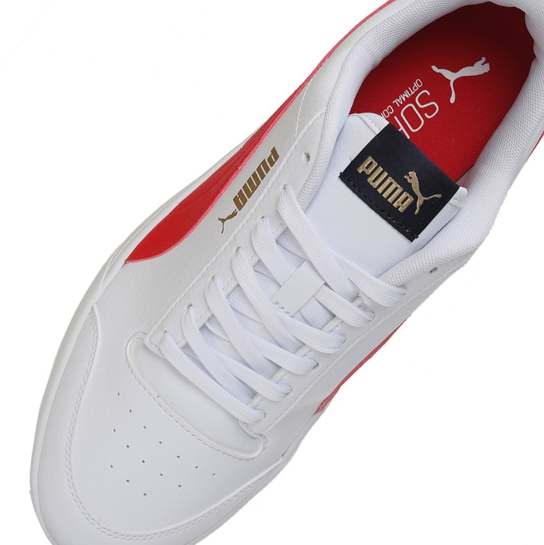 Baskets Puma Shuffle 309668 White Peacoat Gold