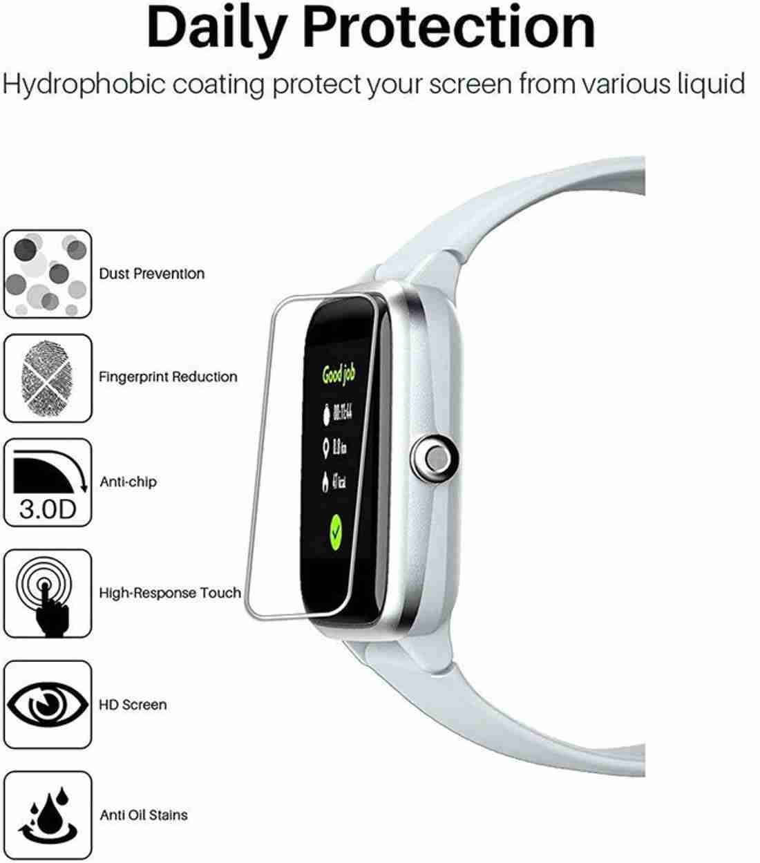 VPrime Edge To Edge Screen Guard for EX Graceful Mobile Watch