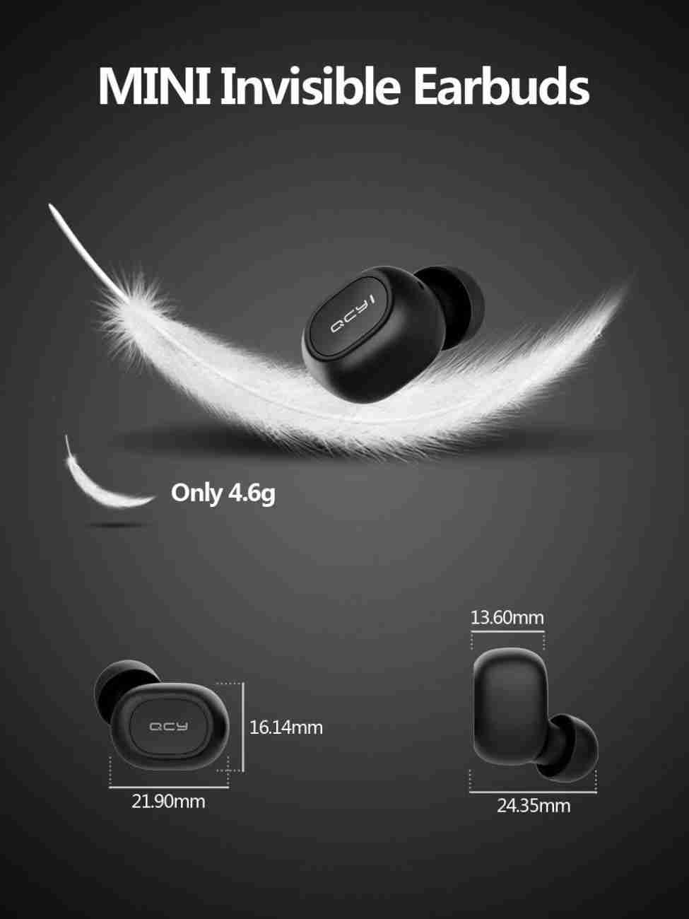 Xiaomi qcy t2c discount tws bluetooth black