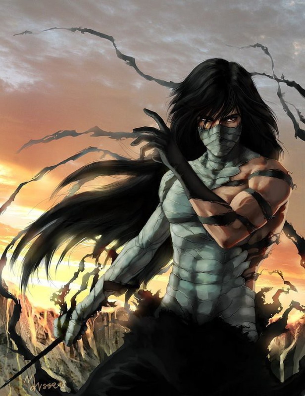 Dark Anime Kurosaki Ichigo Final Getsuga Tenshou Matte Finish Poster Paper  Print - Animation & Cartoons posters in India - Buy art, film, design,  movie, music, nature and educational paintings/wallpapers at