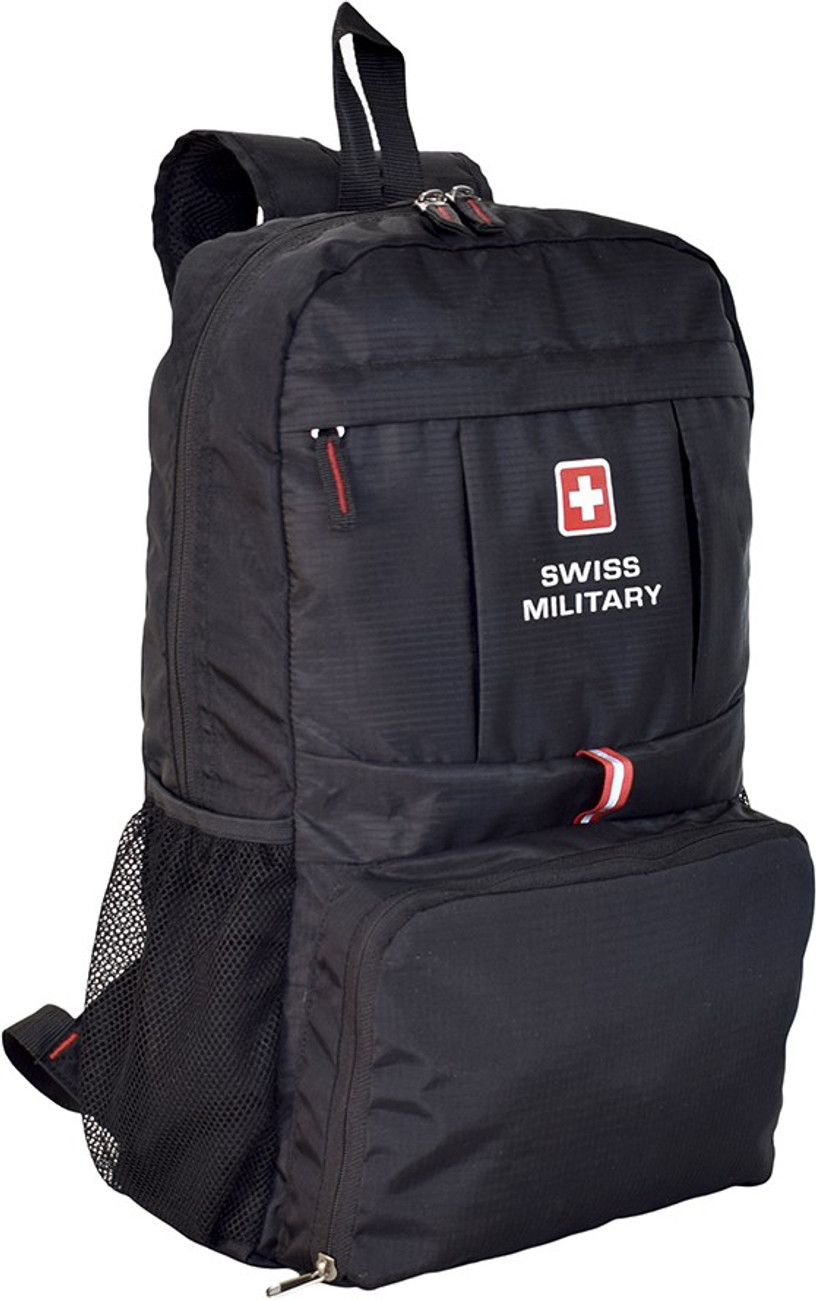 SWISS MILITARY Combo Pack of Laptop Backpack and Black Sports Bag