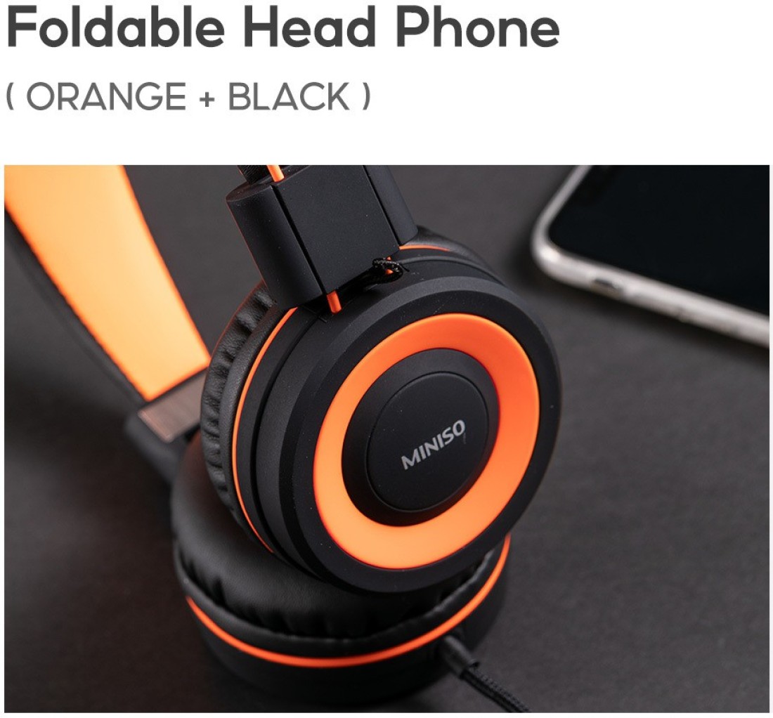 Over Ear Headphones with Mic for Android and iOS