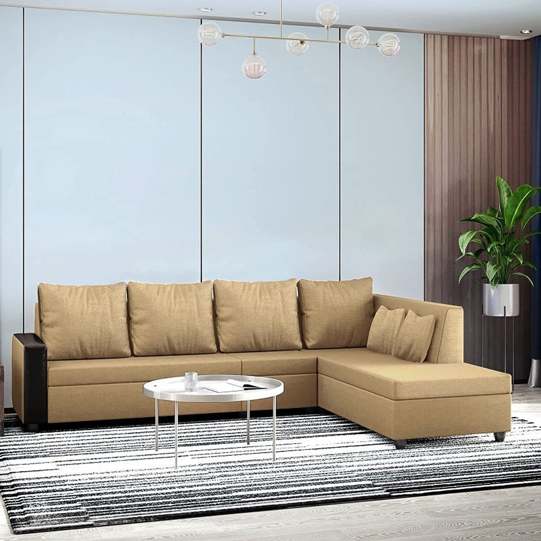 Casastyle casper 6 seater rhs outlet l shape sofa set
