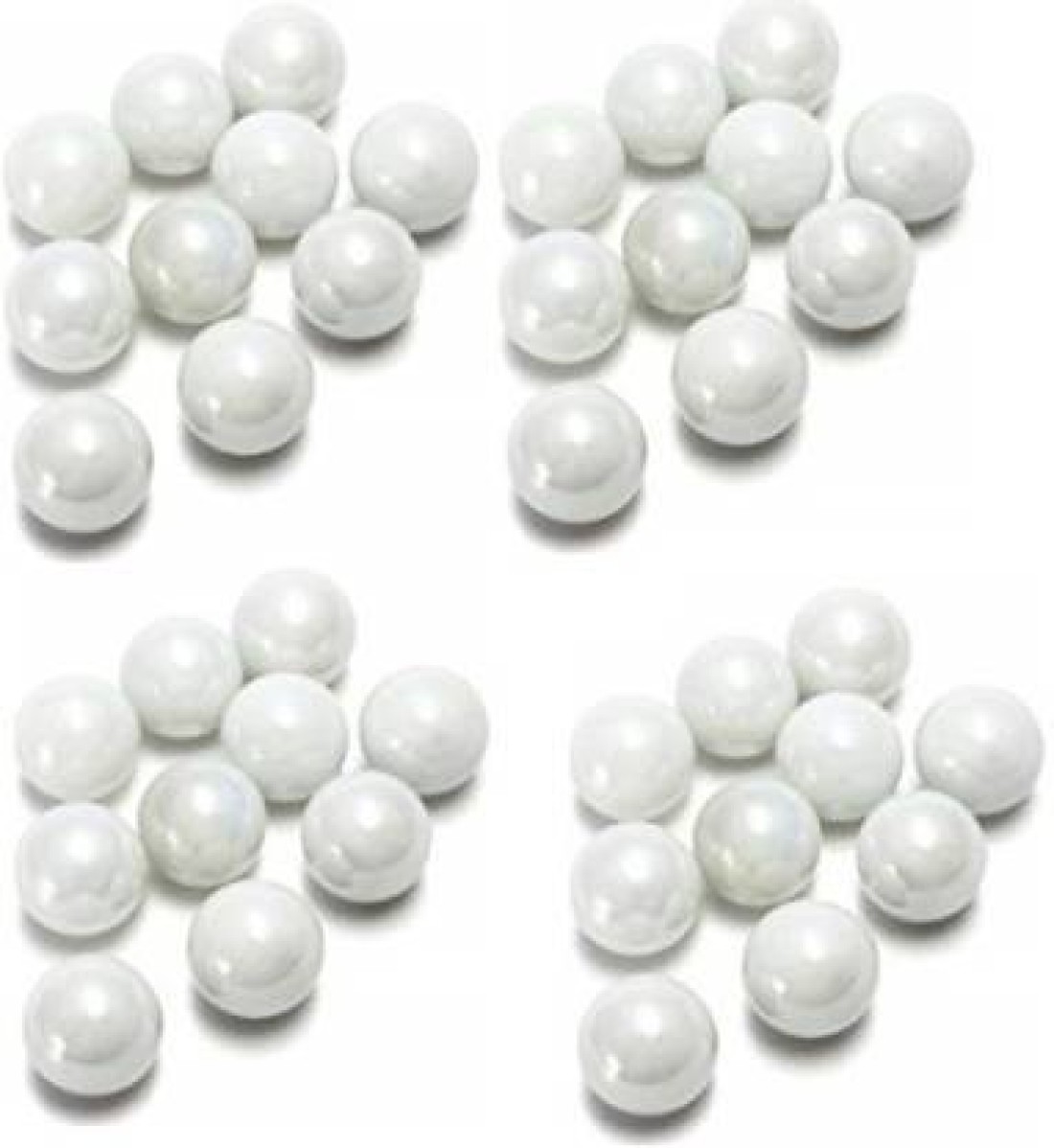WHITE POPCORN Playing Marbles for kids Marble Goti Price in India
