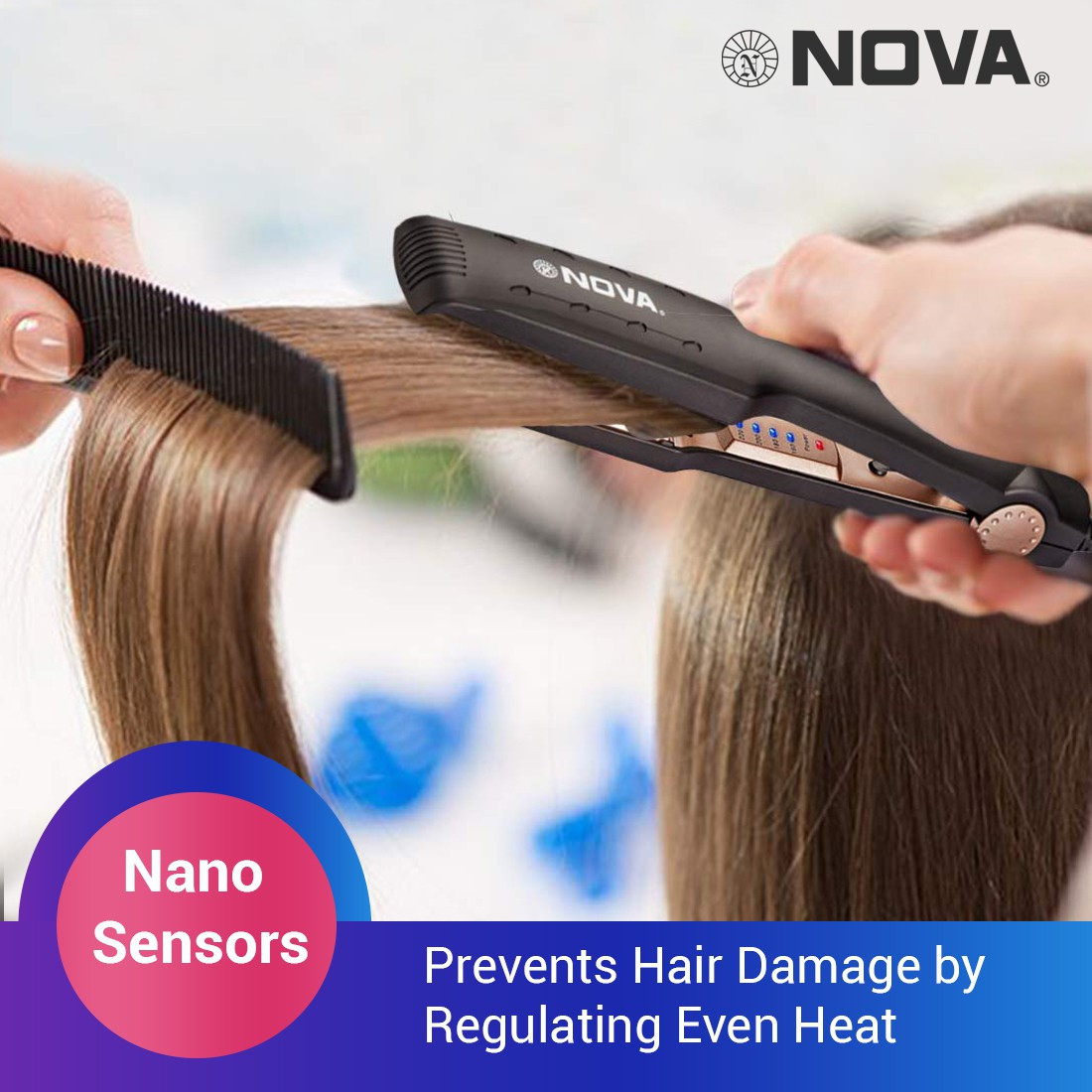 NOVA Temperature Control Professional NanoTitanium Coated NHS 901