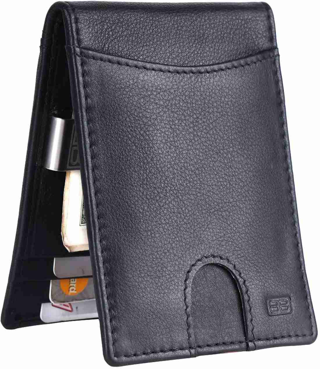 Brooklyn Bridge: Brooklyn Bridge Real Leather Money Clip Wallet