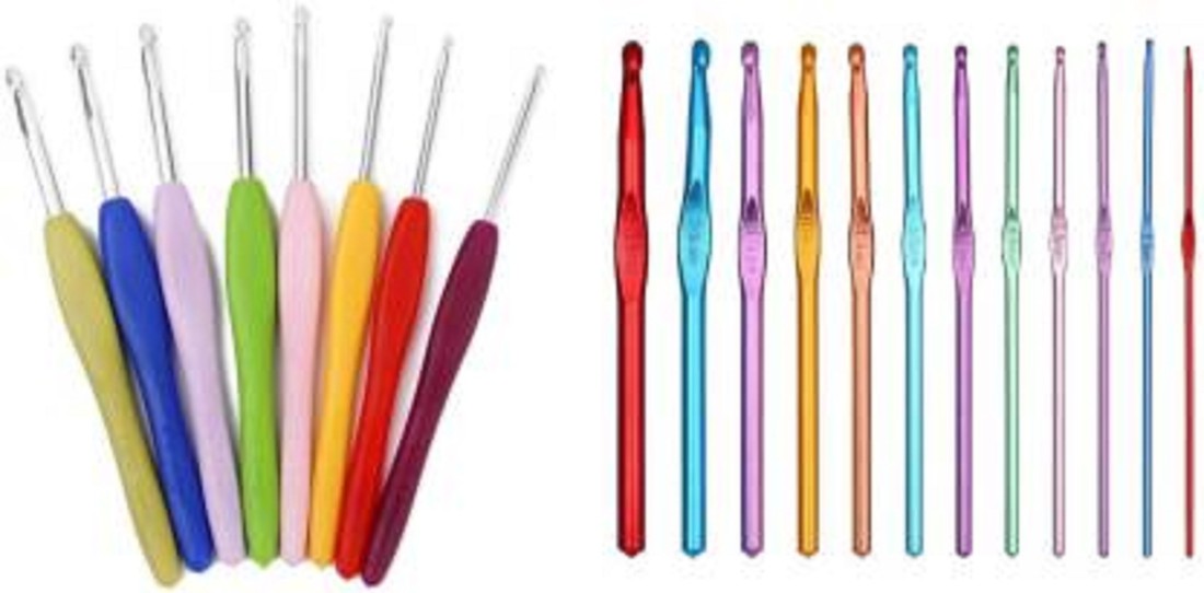 उधयम Multicolor Crochet Hook Knitting Needle Set For Sewing Craft Yarn  Sweater Woolen Cloth - Multicolor Crochet Hook Knitting Needle Set For  Sewing Craft Yarn Sweater Woolen Cloth . shop for Udhayam