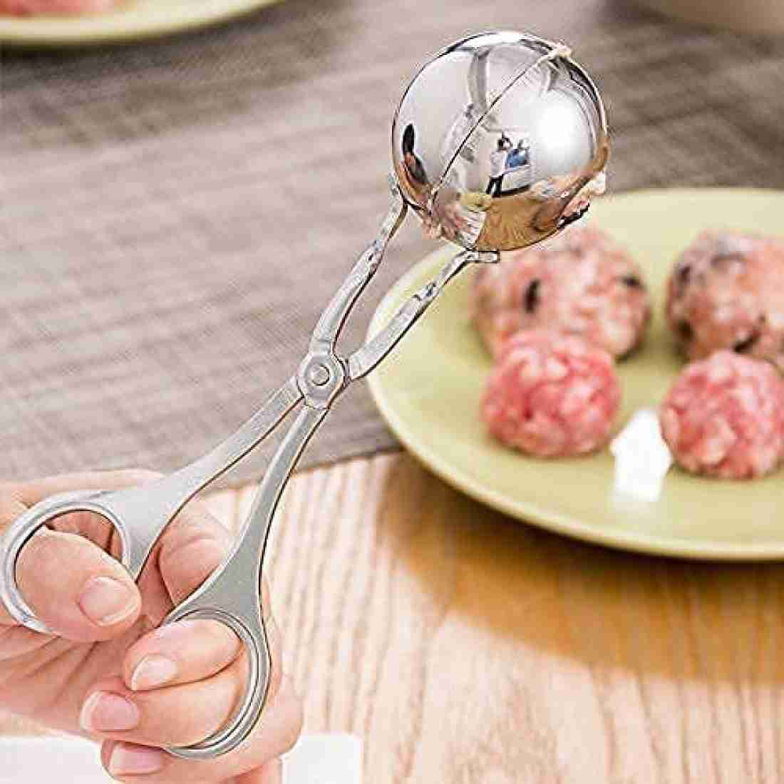 Meatball Scoop Ball Maker Stainless Steel Meat Baller Tongs Cake Pop Maker  Melon Baller Cookie Scoop