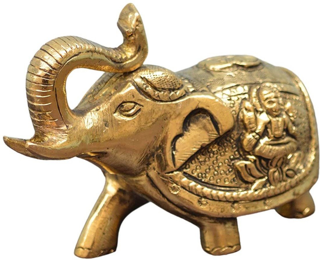 Kalarambh Brass Elephant Hathi for Home Decor Collectible
