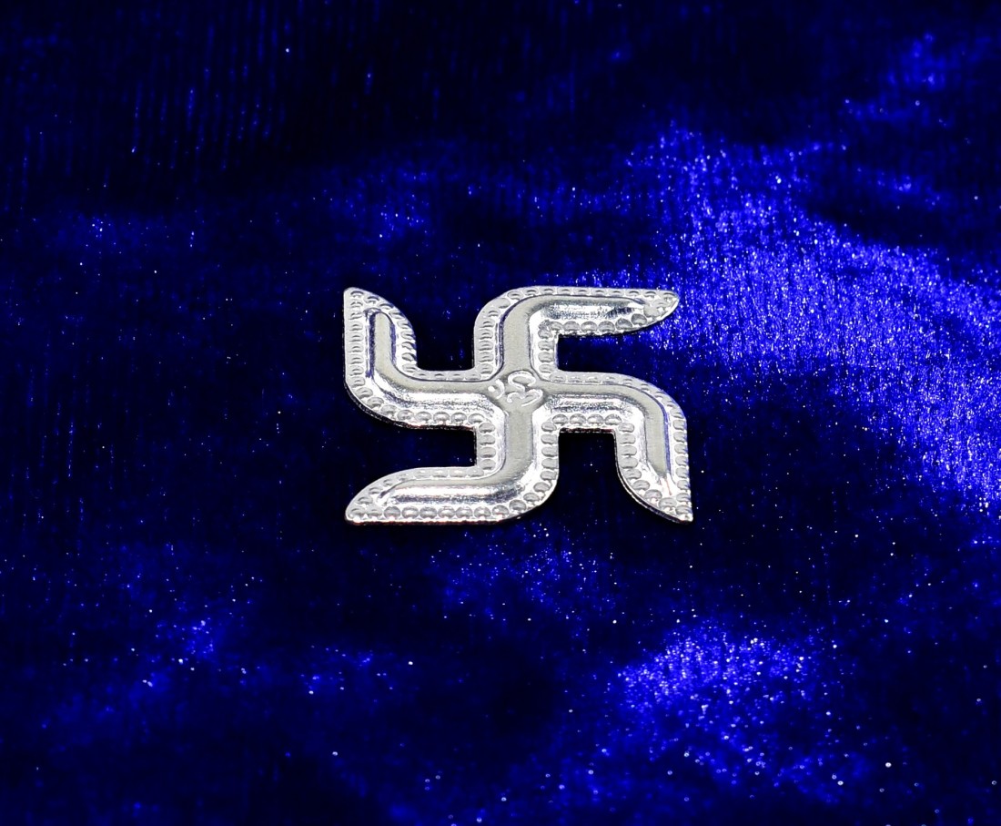 Silver Sathiya,Designer Satiya for puja,silver order Sathiya puja,Statement Silver Sathiya,Handmade Sathiya,Gift Swastik