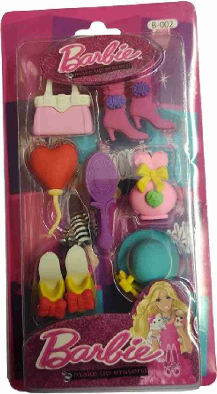 Barbie eraser clearance set