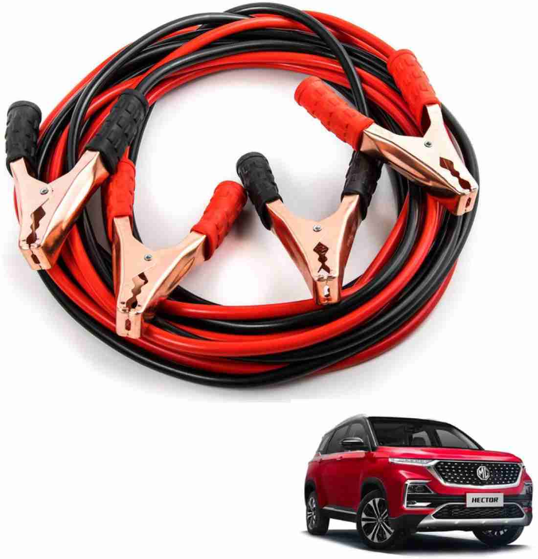 Chromoto ™ Car Tow Rope with 10mm 13ft Steel Cable and Hooks 4.5 m