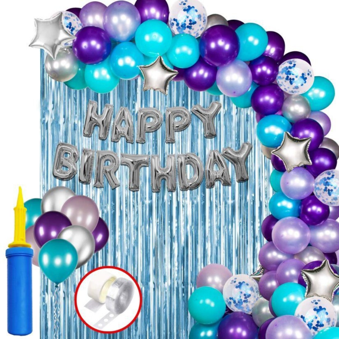 Buy High Quality Frozen Balloon Arch With Confetti Balloons, Frozen Balloon  Garland, Frozen Birthday Party, Frozen Party Decorations, Frozen 2 Online  in India 