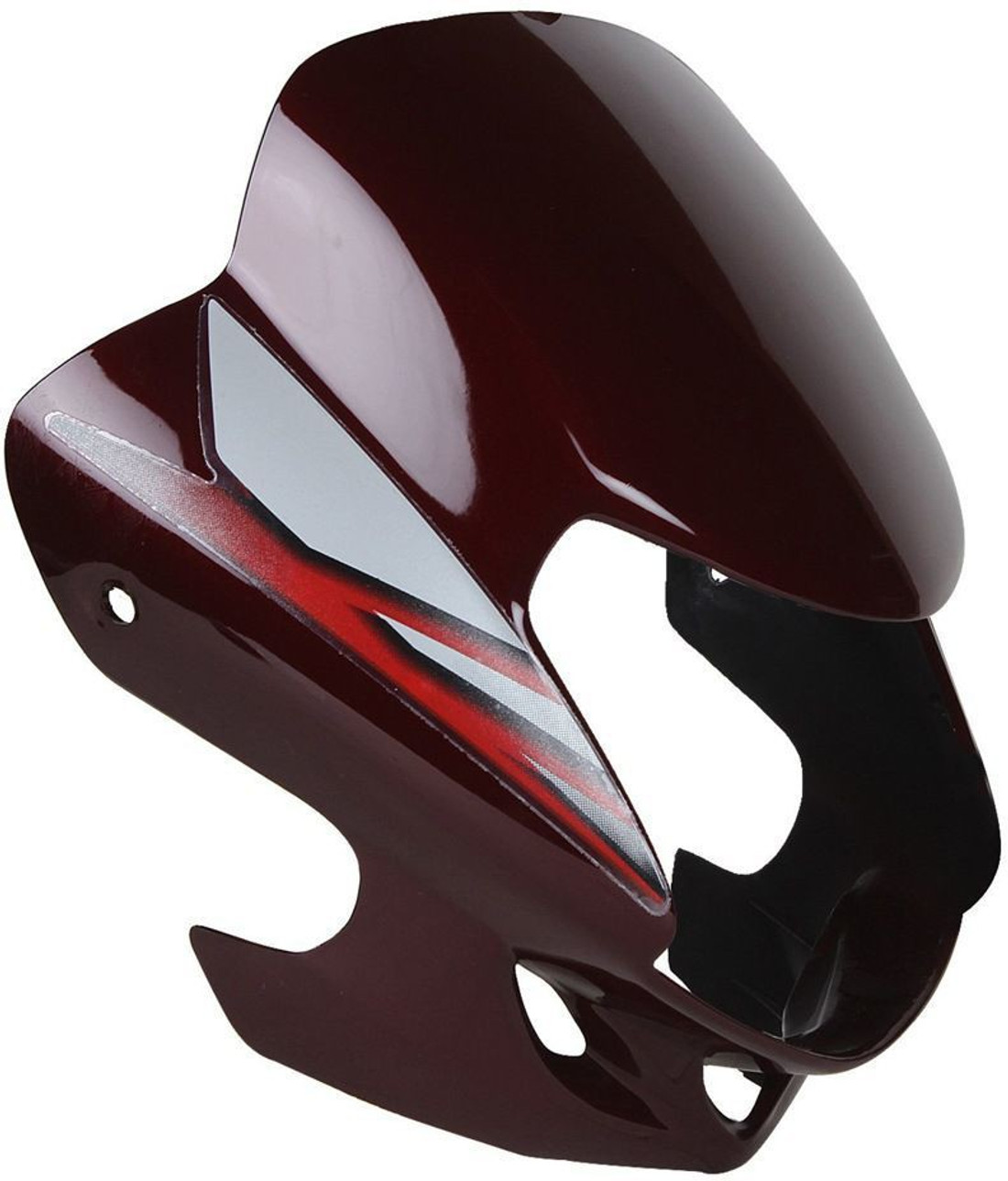 plutoauto Original Headlight Visor For HF Deluxe Dark Red Bike