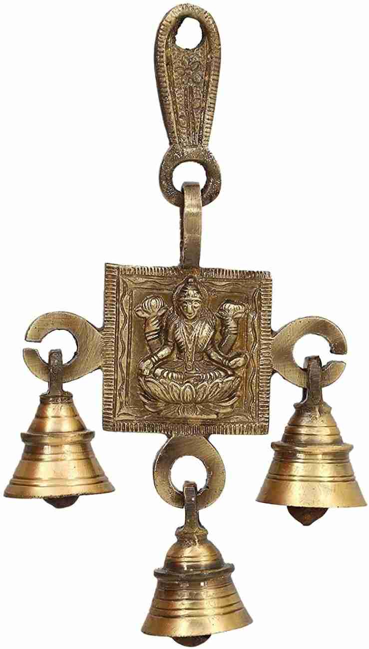 Brass Hanging Bell Solid Bell with Deep Sound Antique Style Home