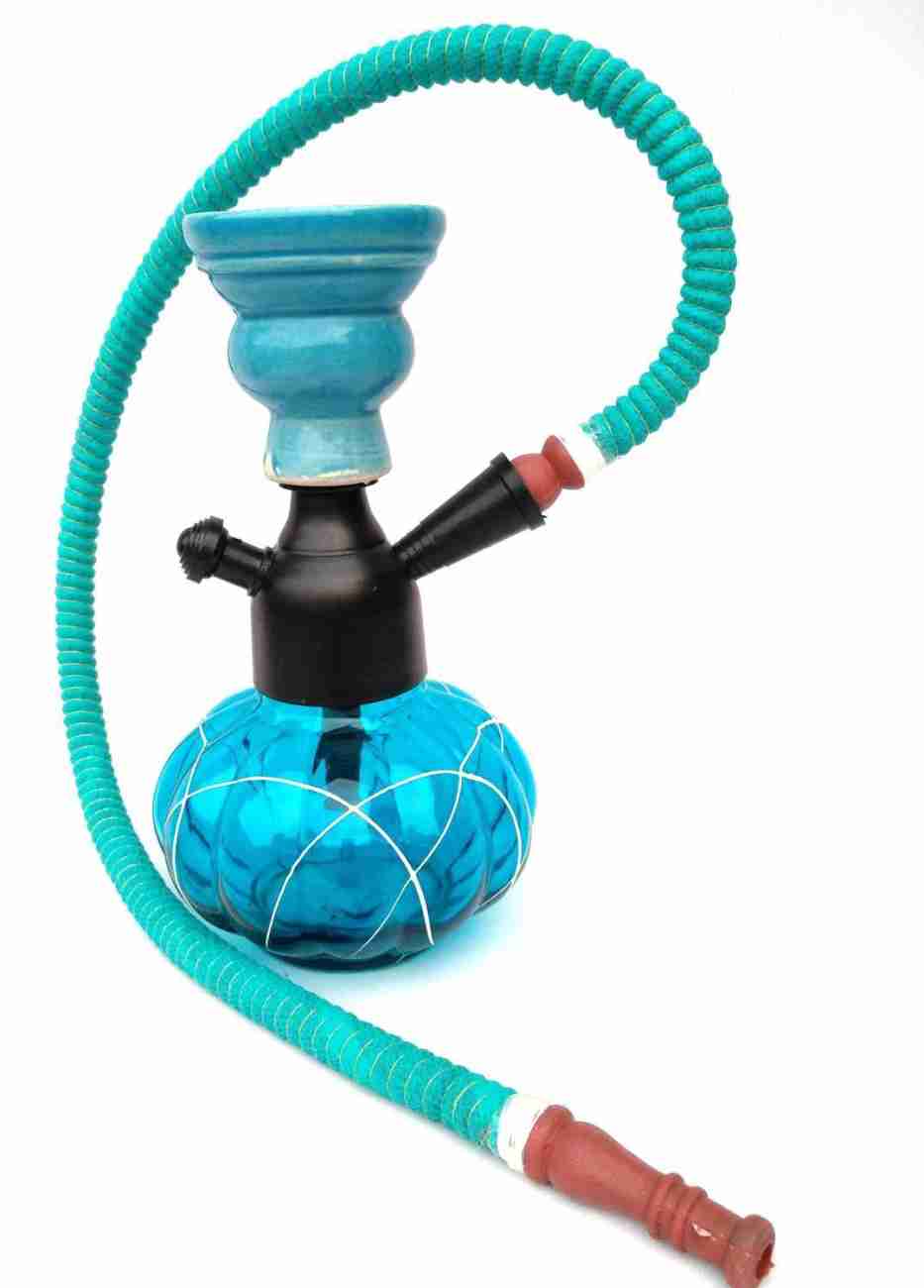 WEBELKART Designer Premium 8 Inch 8 inch Glass, Iron Hookah Price