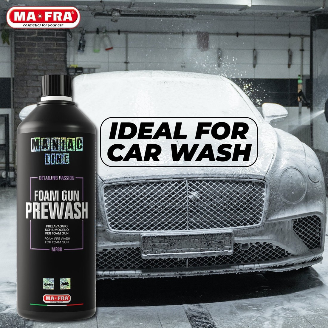 Mafra Maniac Car Detailing Line, Foam Gun Prewash Ideal for Car Wash with Foam  Gun, 1000ml Car Washing Liquid Price in India - Buy Mafra Maniac Car  Detailing Line, Foam Gun Prewash