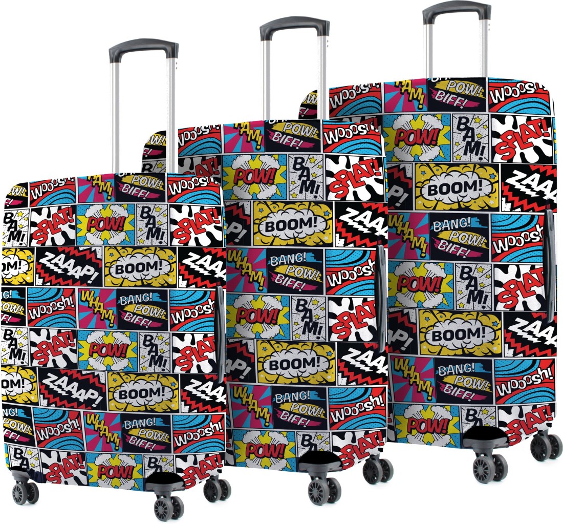 Buy Nasher Miles Polyester Protective Luggage Cover Set of 2 (Medium-Large)  - Abstract Design at .in