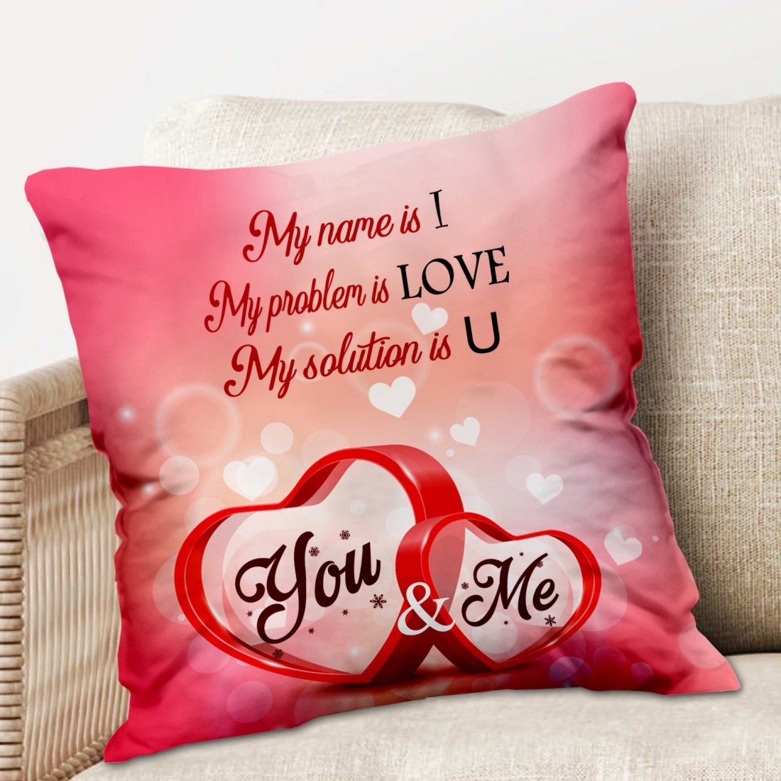 Midiron Romantic Gift for Girlfriend, Chocolate with Cushion and Coffee  Mug, Valentine's Day Gifts, Birthday Gifts for Wife