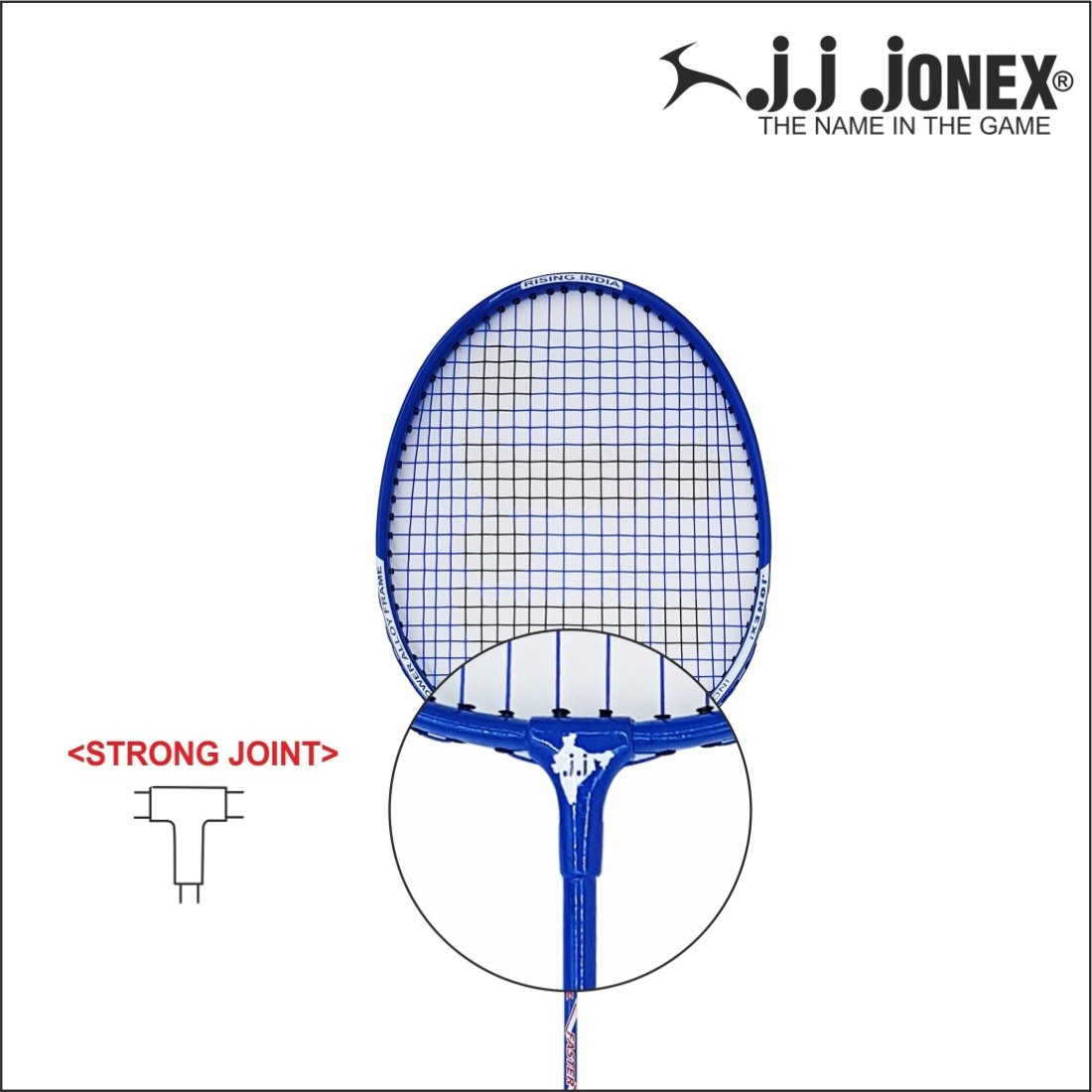 JJ Jonex FASTER BADMINTON PACK OF 2 Multicolor Strung Badminton Racquet (MYC) Badminton Kit