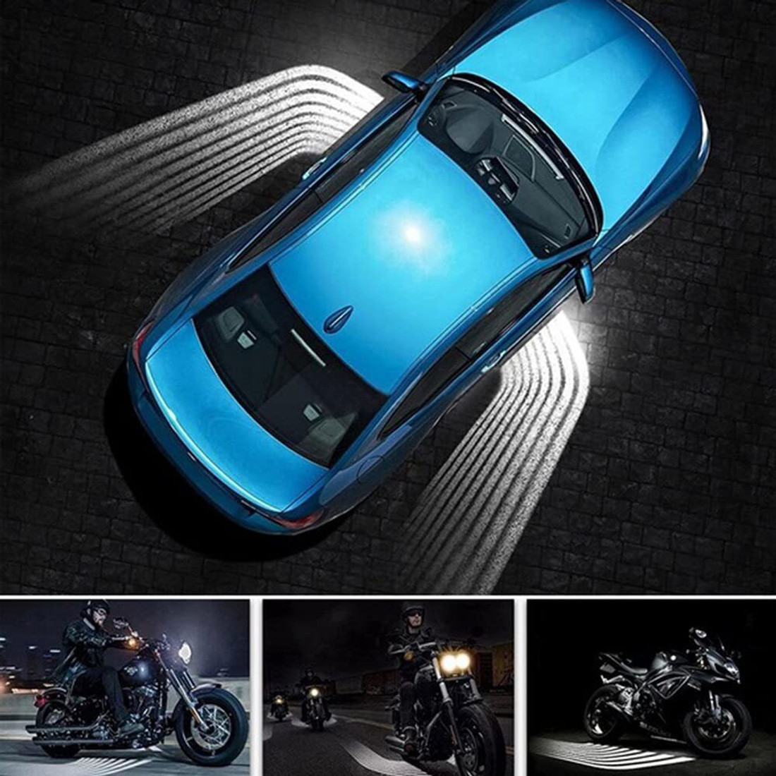 Car door floor lights sales