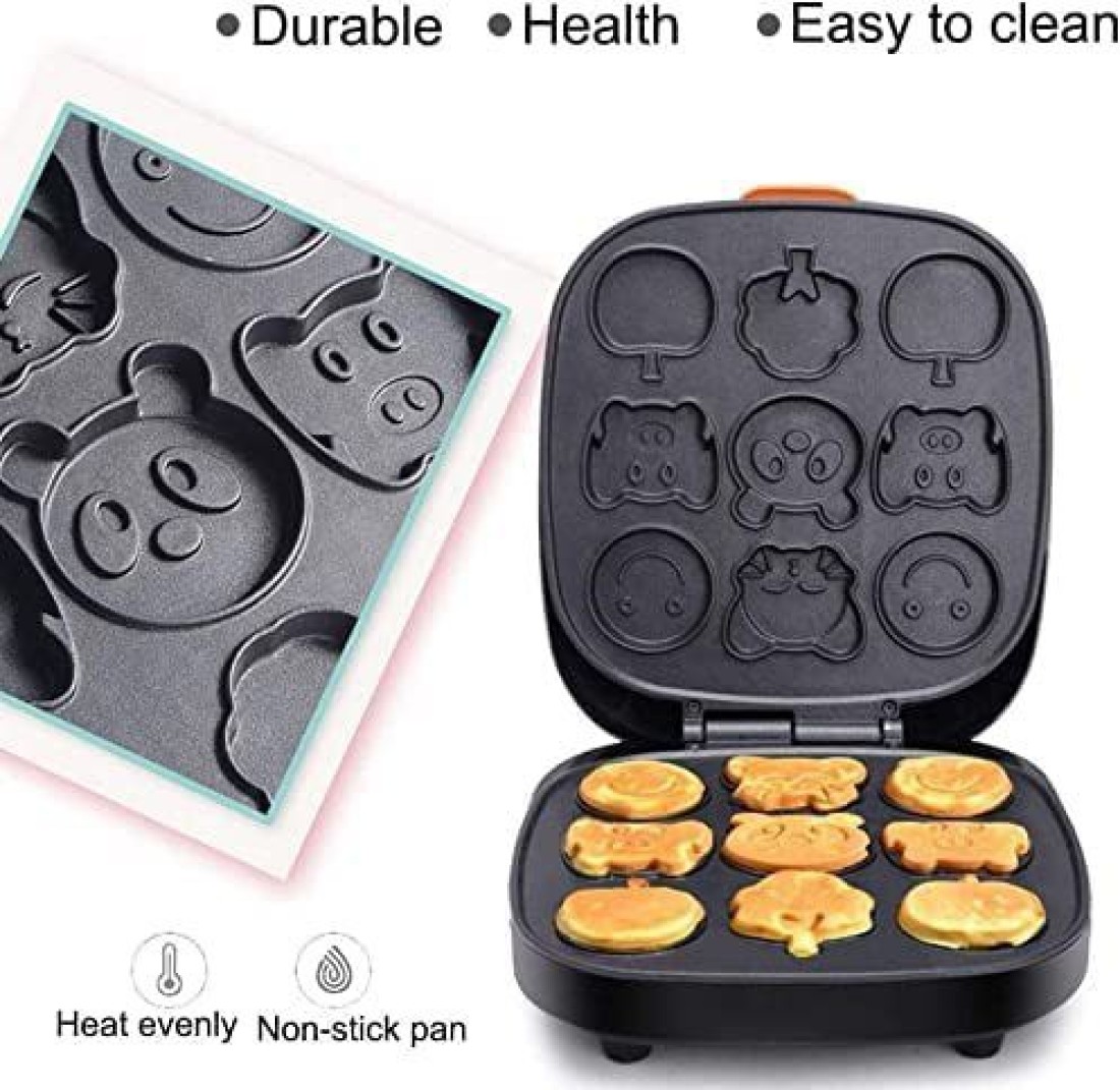 DMWD Automatic Non-stick Electric Cartoon waffle maker muffin