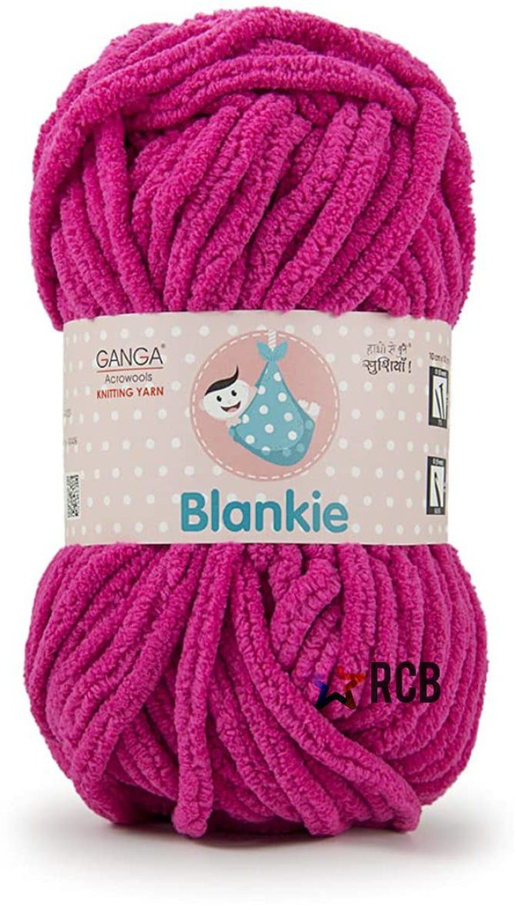 NTGS Blankie Chenille Yarn Supersoft Knitting Wool Ball, 200g