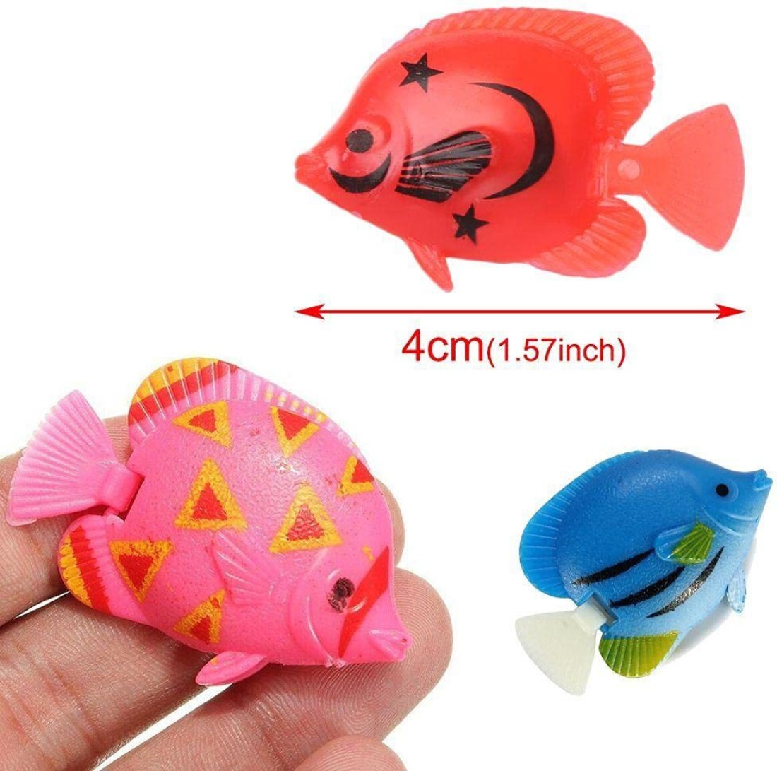 ROYAL PET Artificial Fishes (Set of 12 pieces) | Decorations Artificial  Fish for Aquarium Fish Tank (Random Color and Pattern) | Plastic Training  Aid