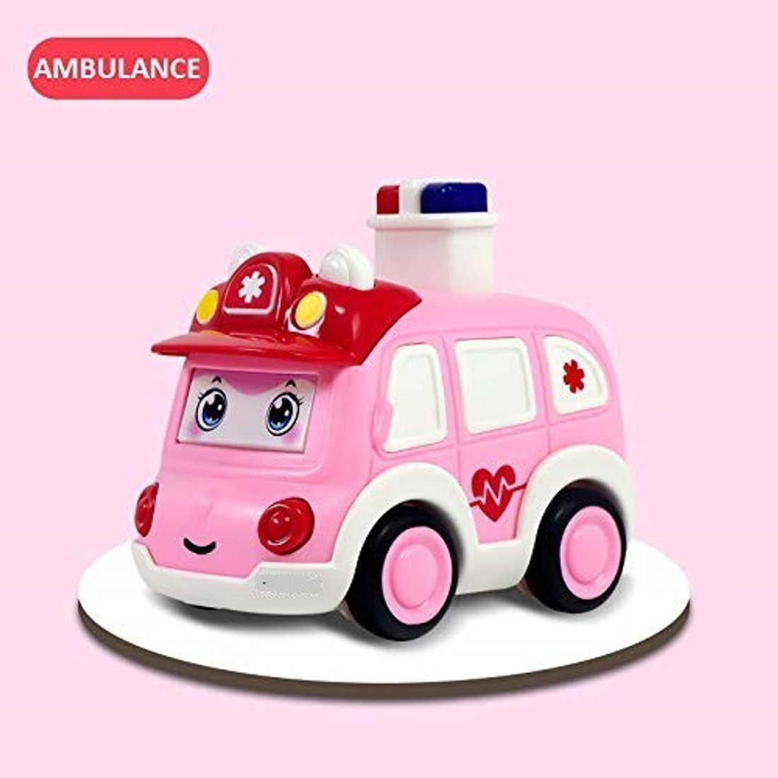Pink ambulance toy store