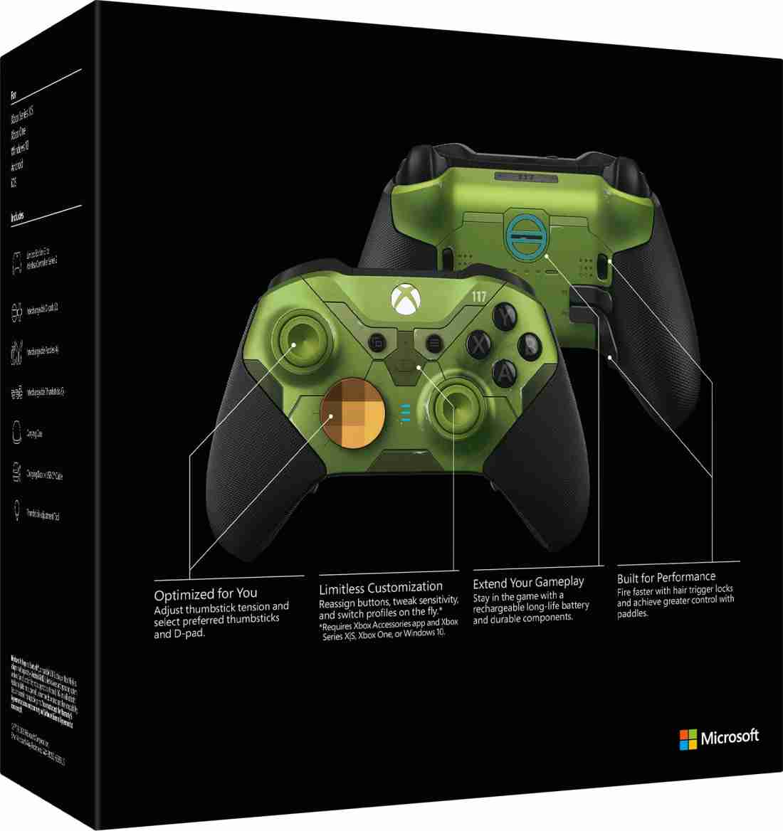 Xbox Elite Wireless Manette Series 2 - Halo Infinite Edition