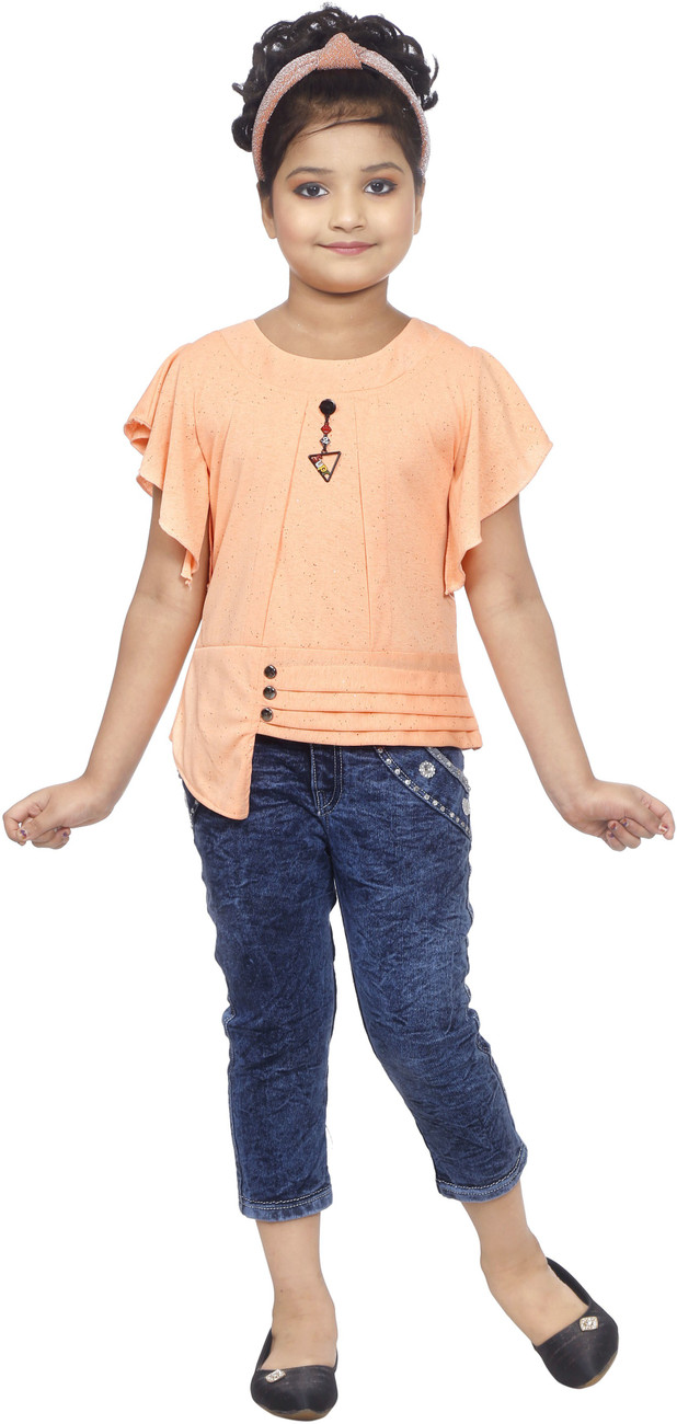 Chhote bachho sale ki jeans topper